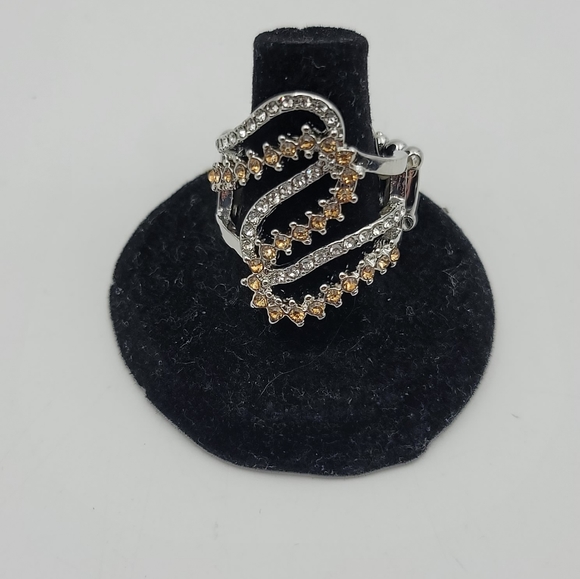 Paparazzi make wave Rhinestone ring - Picture 1 of 5